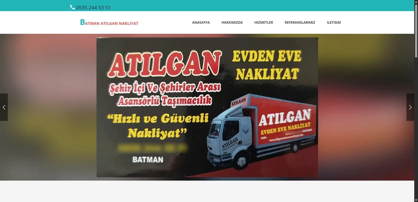 Batman Atılgan Nakliyat — proje ekran görüntüsü